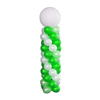 Ballonpilaar met topballon (2kleuren)