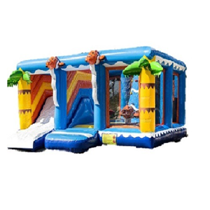 Springkussen Beach met klimtoren Springkussen Beach met klimtoren