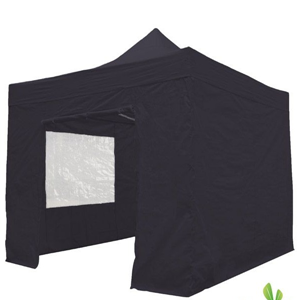Easy-Up tent zwart 3x3 meter