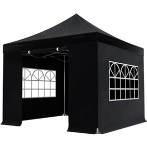 Easy-Up tent zwart 3x3 meter