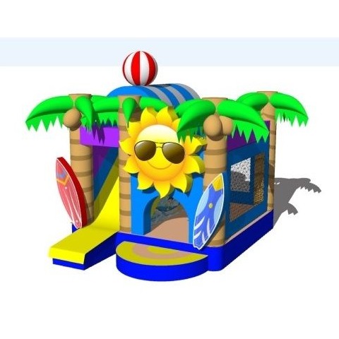 Springkussen Mini Multiplay Beach