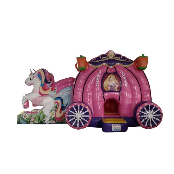 Springkussen Prinsessenkoets (Multifun)