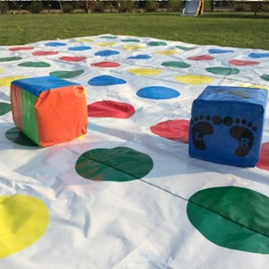 heldin snelheid Snazzy Mega groot twister spel huren